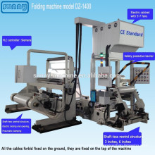 CE approved plastic film folding machine for all kinds of film model DZ1400